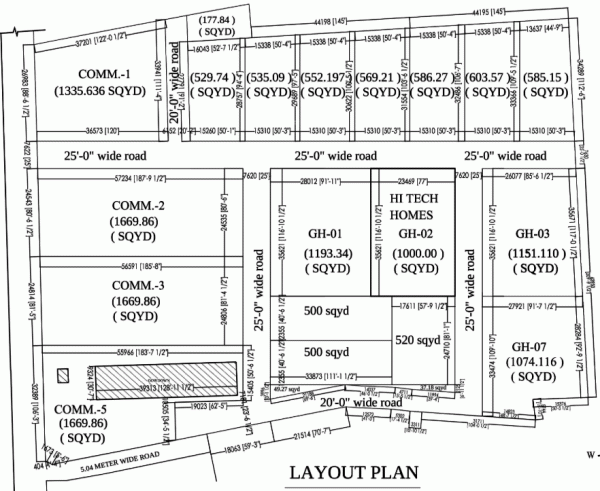 Hi Tech Homes Cluster Plan hi-tech-homes Hi Tech Homes Cluster Plan