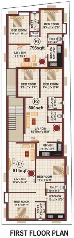 Images for Cluster Plan of RB Foundations Bagyalakshmi Enclave
