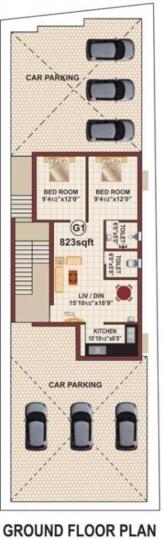 Images for Cluster Plan of RB Foundations Bagyalakshmi Enclave