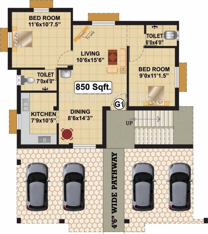Images for Cluster Plan of RB Foundations Bagyalakshmi Enclave
