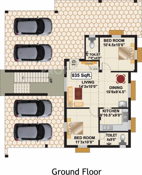 Images for Cluster Plan of RB Foundations Bagyalakshmi Enclave