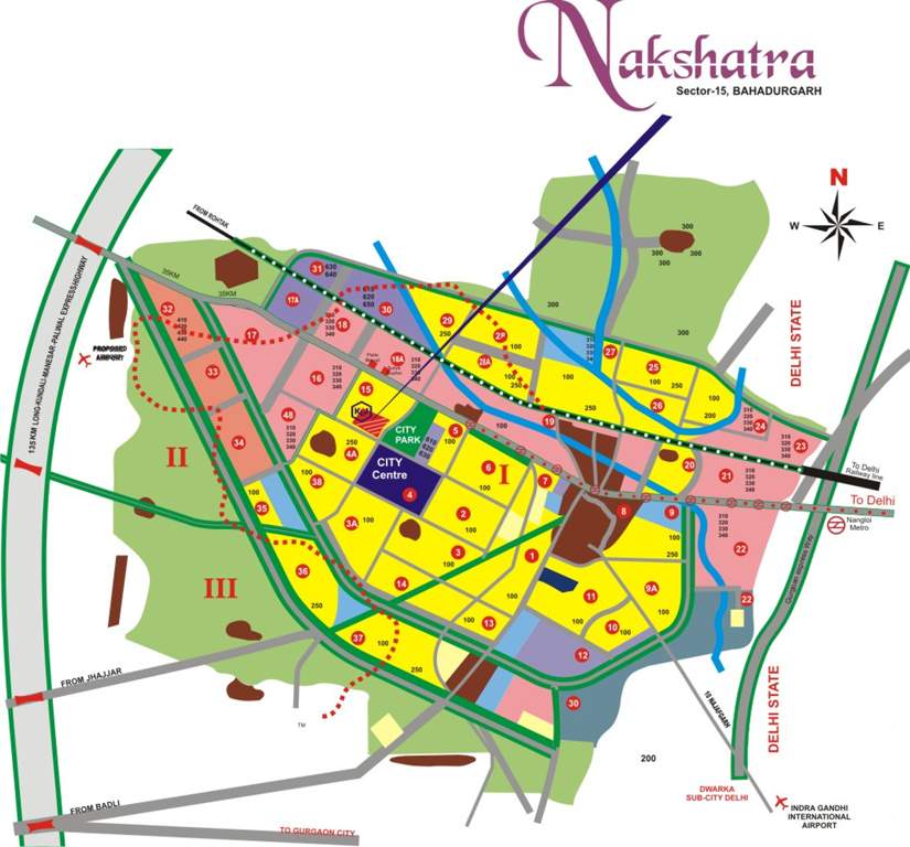 nakshtra Images for Location Plan of KLJ Nakshtra
