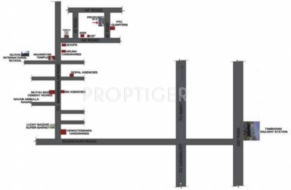 Images for Location Plan of Shree Shree Muruga Flats