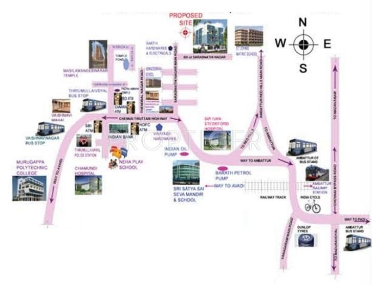 Images for Location Plan of Shree Constructions Mumbai Bala Flats