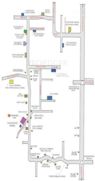 Images for Location Plan of Shree Constructions Mumbai Shree Yoge Flats