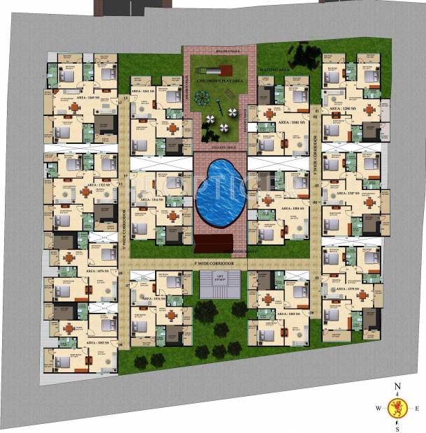  oberon Images for Layout Plan of Mahaveer Oberon