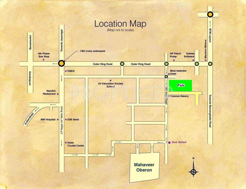  oberon Images for Location Plan of Mahaveer Oberon