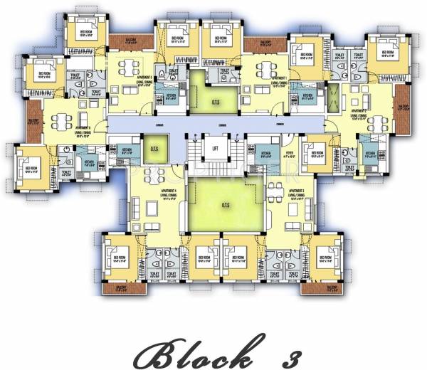 Images for Cluster Plan of Hansa Bellisimo