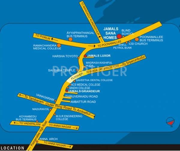 Images for Location Plan of Jamals Sana Homes