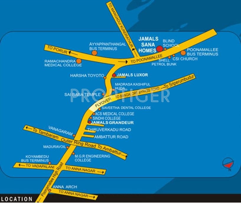 Images for Location Plan of Jamals Sana Homes