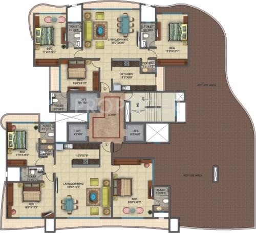 Images for Cluster Plan of Dheeraj Celestial
