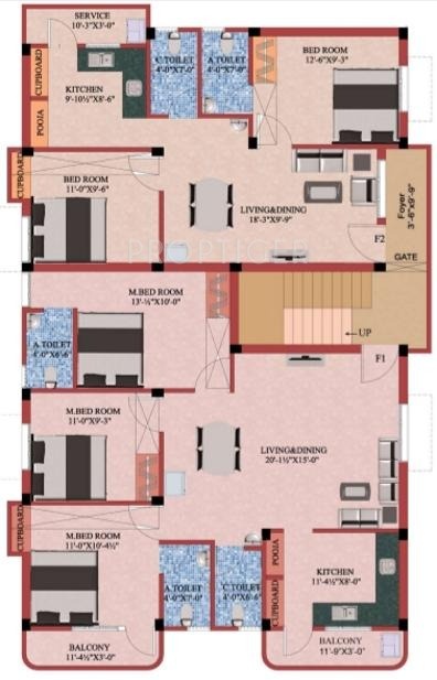 Images for Cluster Plan of Shree Constructions Mumbai Shree Siva Flats