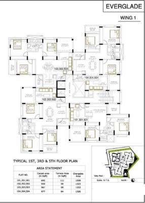 Images for Cluster Plan of Bhandari Everglade