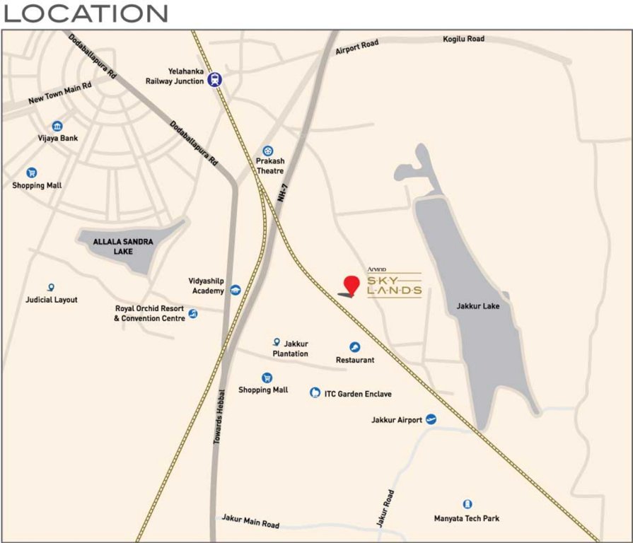 Images for Location Plan of Arvind Skylands