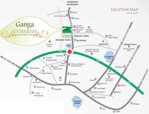 Images for Location Plan of Dream Ganga Grandeur