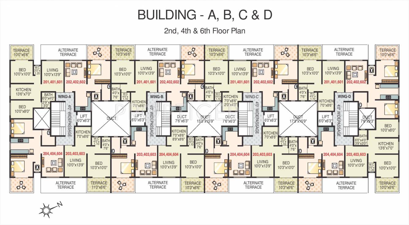  shivdarshan Building  A Cluster Plan