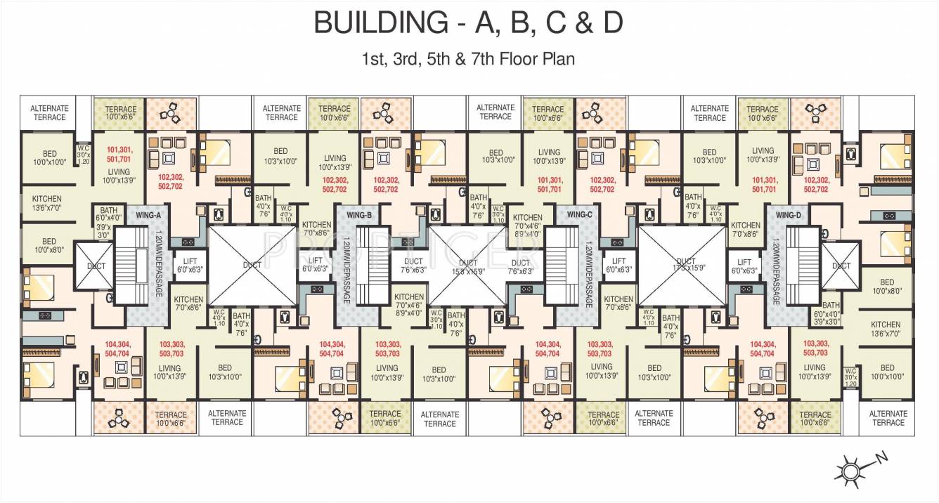  shivdarshan Building  A Cluster Plan