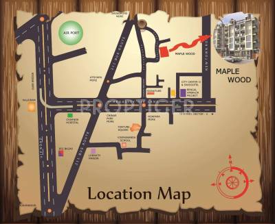  maple-woods Images for Location Plan of Realtech Nirman Maple Woods