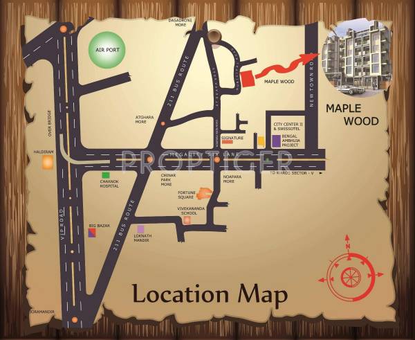  maple-woods Images for Location Plan of Realtech Nirman Maple Woods