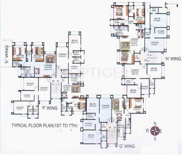 Images for Cluster Plan of Agarwal Nimmit Towers II