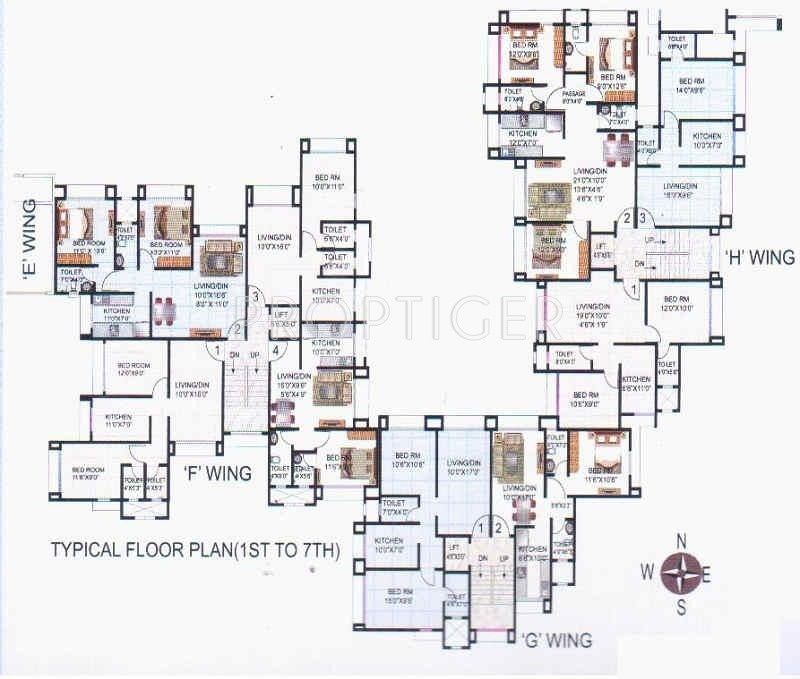 Images for Cluster Plan of Agarwal Nimmit Towers II