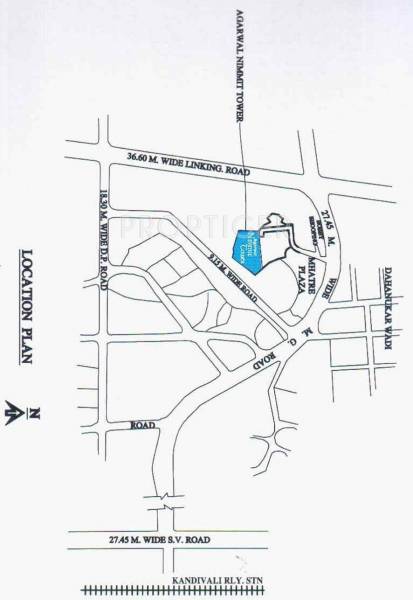 Images for Location Plan of Agarwal Nimmit Towers II