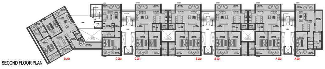 Images for Cluster Plan of Virani The Palms Socorro Apartments