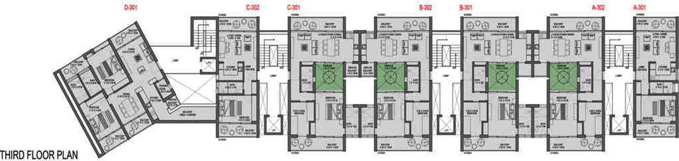 Images for Cluster Plan of Virani The Palms Socorro Apartments