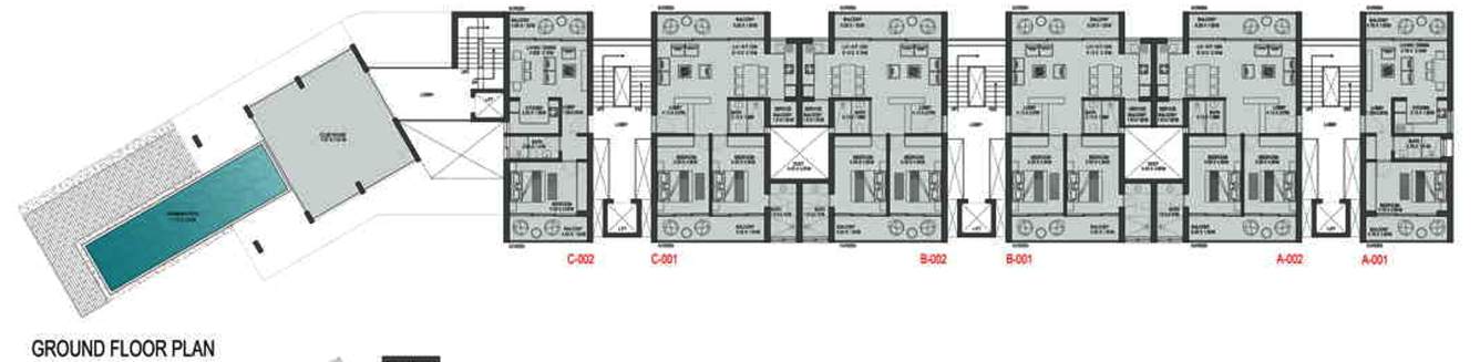 Images for Cluster Plan of Virani The Palms Socorro Apartments
