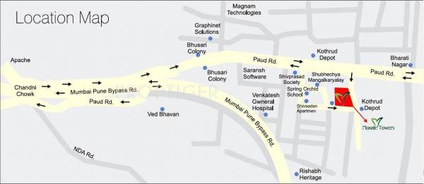 Images for Location Plan of S D Mokate Construction Mokate Towers