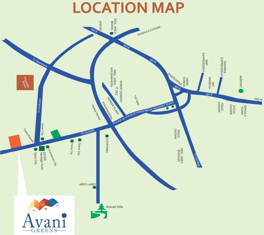 Images for Location Plan of Praxis Avani Greens Plot