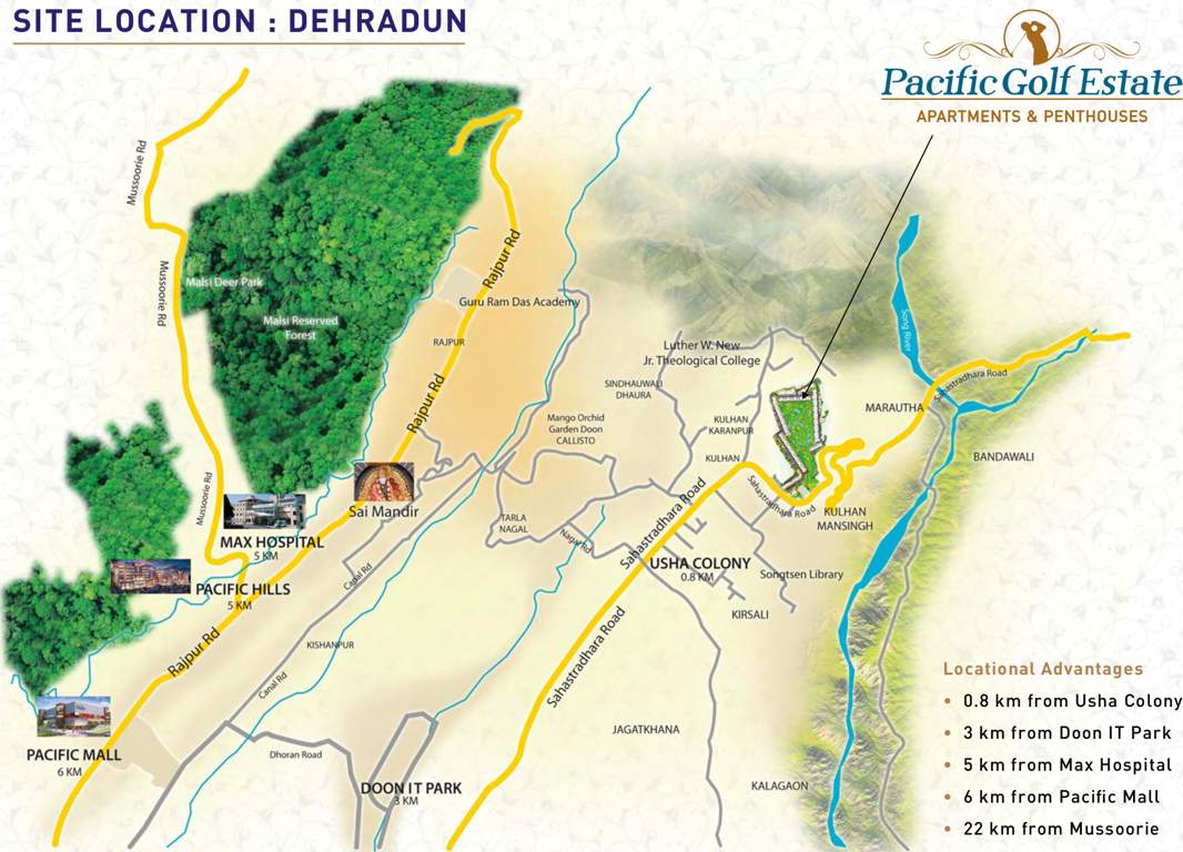 golf estate Images for Location Plan of Pacific Golf Estate