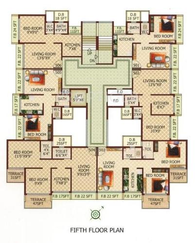  residency Images for Cluster Plan of AUM Residency