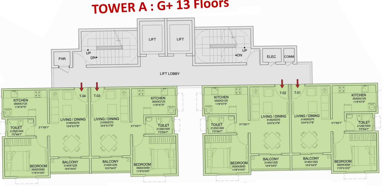 Images for Cluster Plan of Skylark Dasos