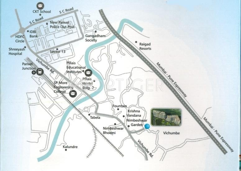 Images for Location Plan of Omkar Krupa Builders and Developers The Pearl