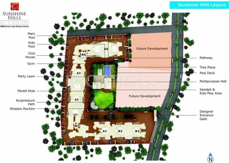 Shagun Developers Sunshine Hills Layout Plan