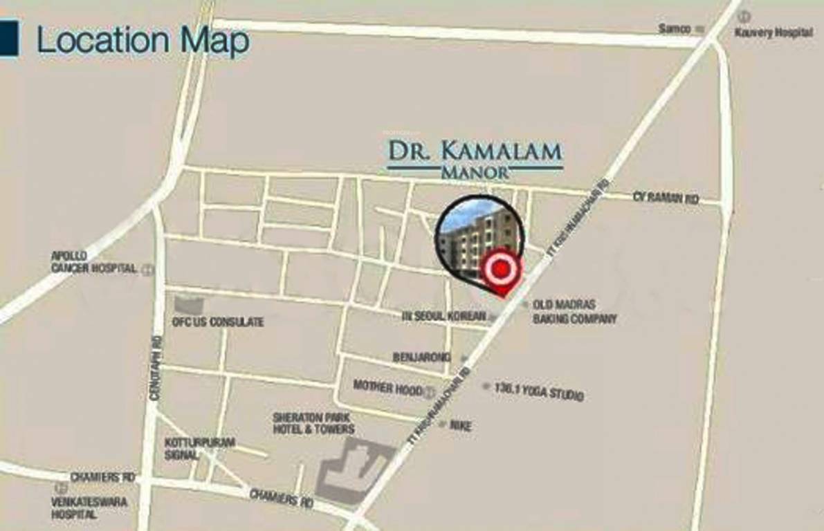 dr kamalam manor Location Plan