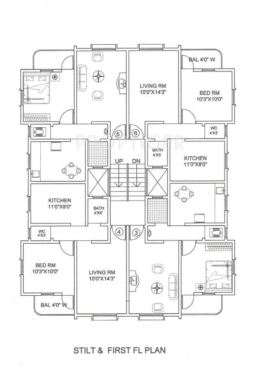 Images for Cluster Plan of Bhalerao Waterlilly