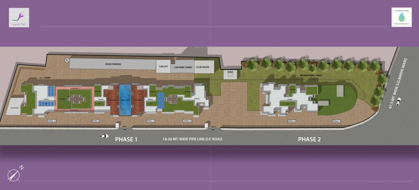  saffron residency phase 1 Layout Plan