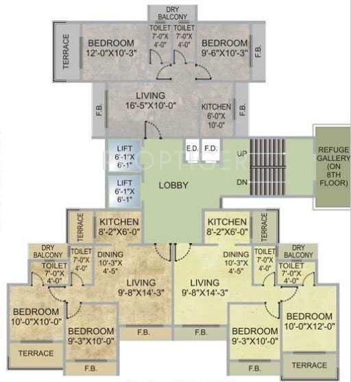 Images for Cluster Plan of Home Plus India Green View