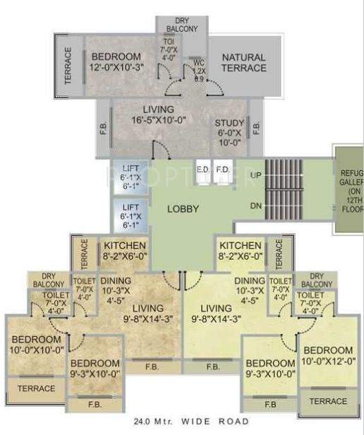 Images for Cluster Plan of Home Plus India Green View
