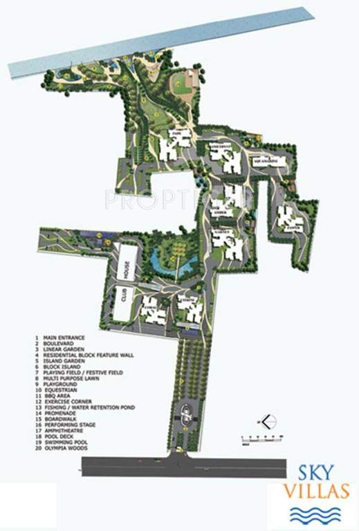  sky villas Images for Layout Plan of Olympia Sky Villas