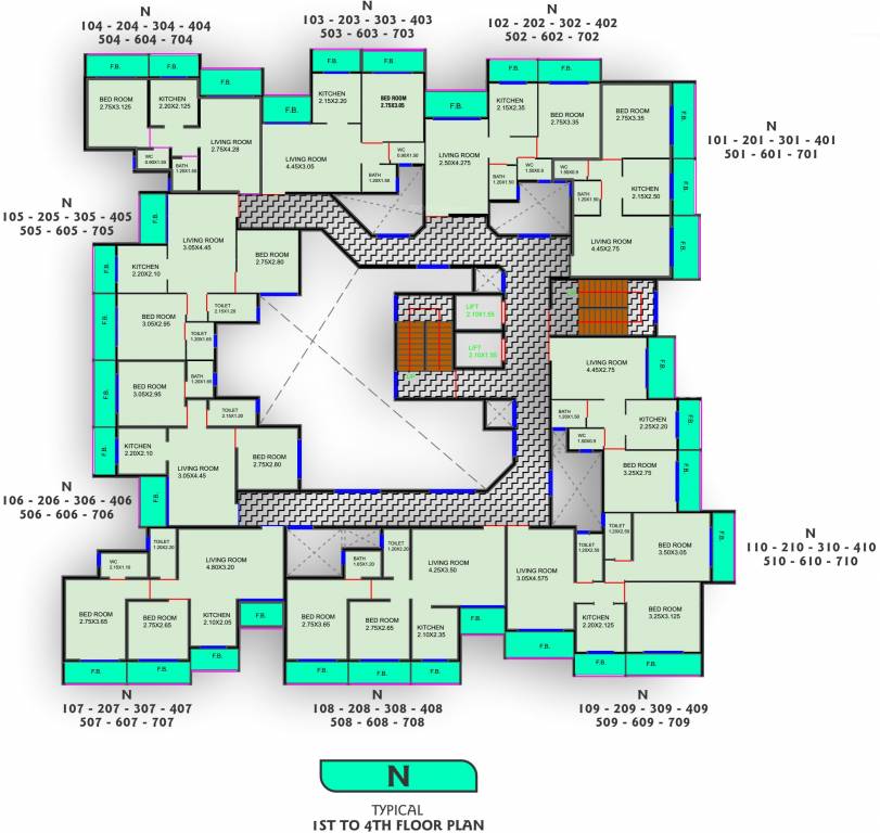 Images for Cluster Plan of Mirador Utsav Phase 1