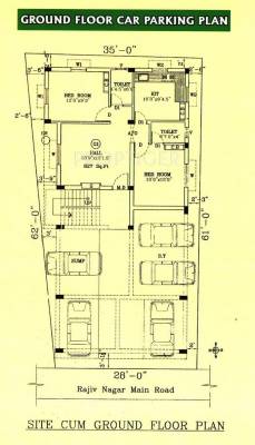 Images for Cluster Plan of Bhavani Builders Chennai Anu Flats