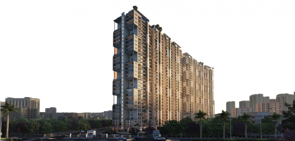 Elevation main of Mahagun Montagge