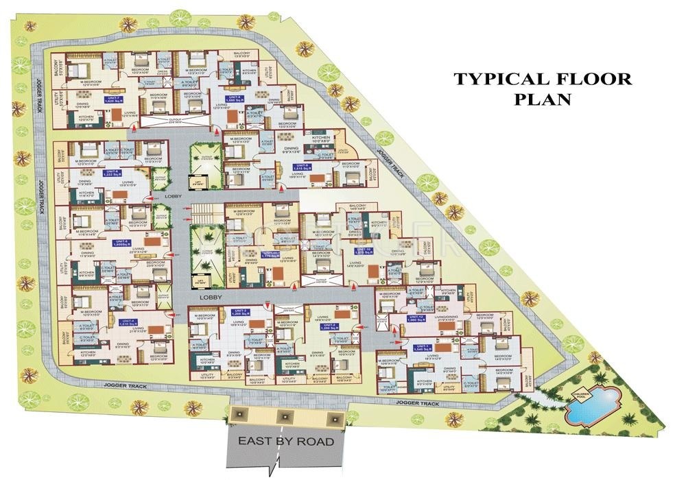  presidency Tower 1 Cluster Plan