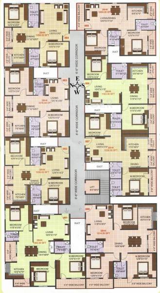 Images for Cluster Plan of Alisha Projects The Gallery