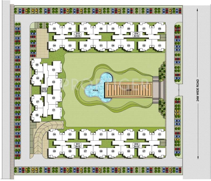 platinum heights Images for Layout Plan of KLJ Platinum Heights
