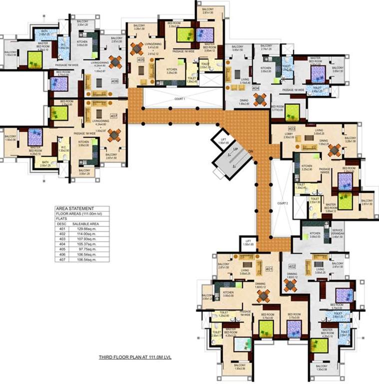 Images for Cluster Plan of Pankaj Indushree Gardens