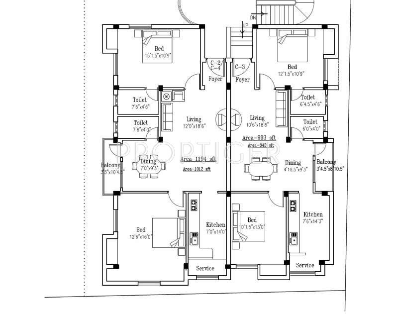 Images for Cluster Plan of Kanya Homes Sri Harshita